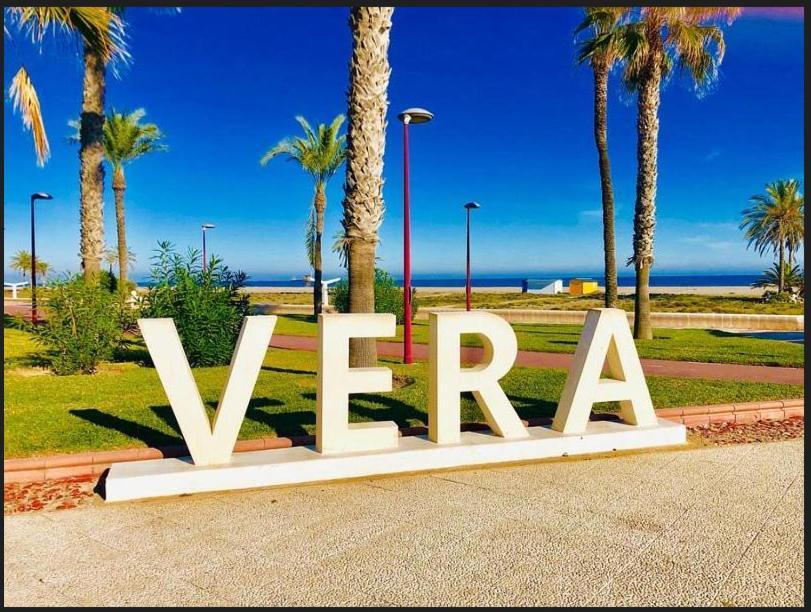 Apartamento Primera Linea De Playa Las Marinas Vera Esterno foto