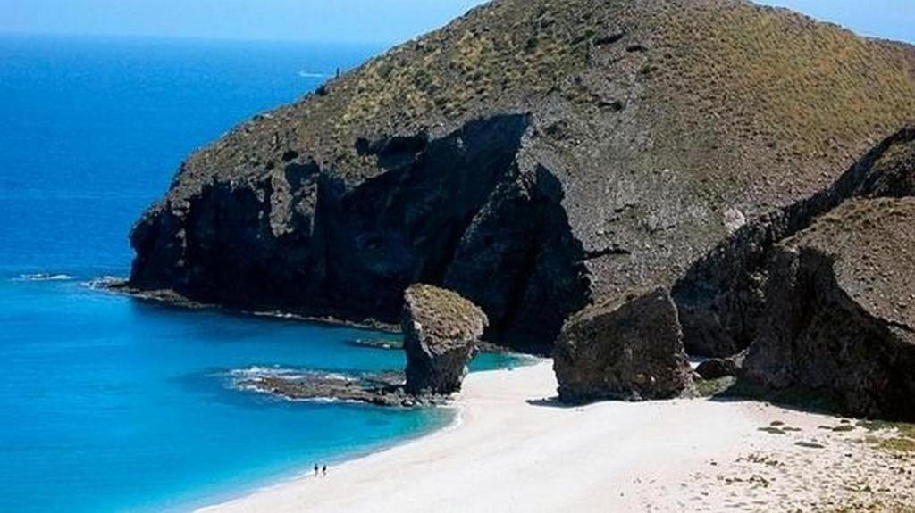 Apartamento Primera Linea De Playa Las Marinas Vera Esterno foto